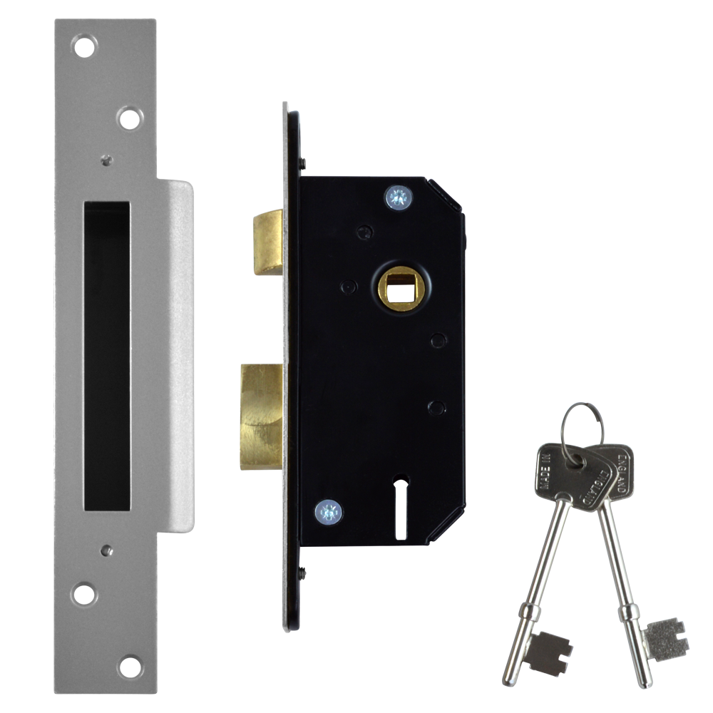 WILLENHALL LOCKS M3 5 Lever Sashlock - 50mm SC KD Boxed