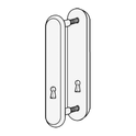 KICKSTOP 9600 188mm LockGuard - SS UK (Satin Silver)