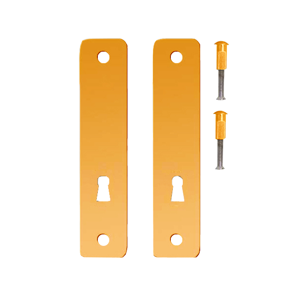 KICKSTOP 2300 230mm Lock Guard (50mm Wide) - UK - Brasslux