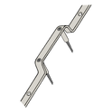 KICKSTOP 2009 & 2010 Universal London Door Bar - 2010 White 20mm