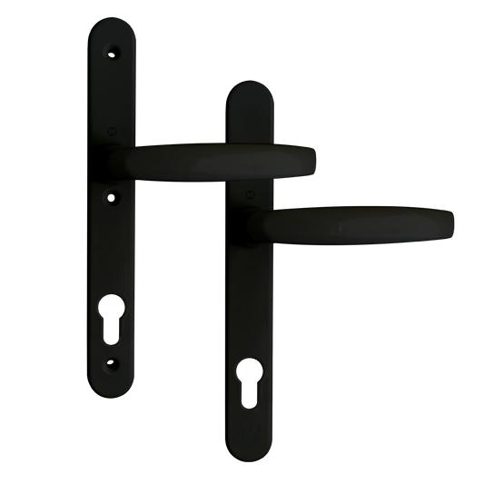 HOPPE Atlanta 92PZ 3 Hole Fix 1530/3346 UPVC Furniture - Black - 2353336
