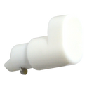 EASYFIT Non Locking Exit Button For Espag Handle - White