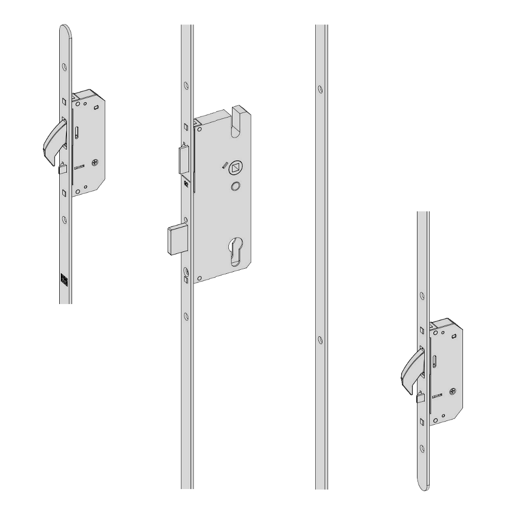 WINKHAUS AV2 Heritage Auto Locking Lever Operated Latch & Deadbolt 16mm Flat - 2 Hook - 45/92 - LH