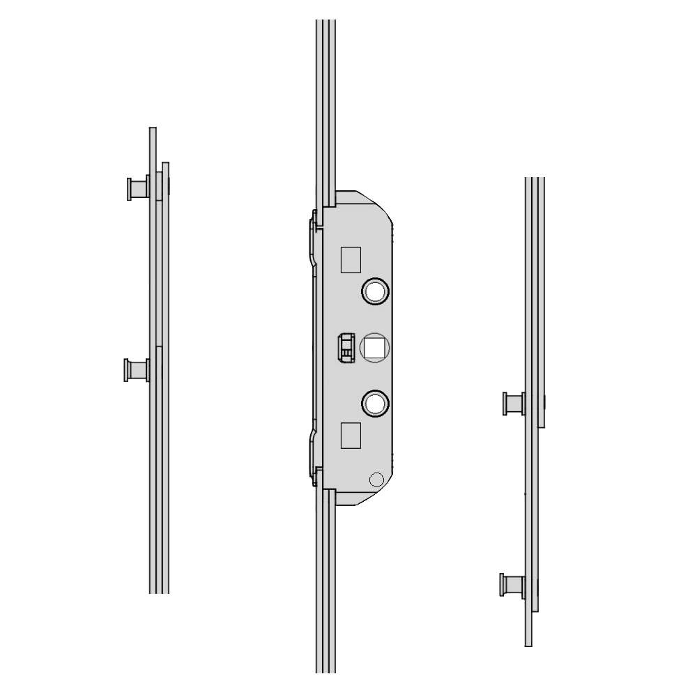 MACO GR RAIL Twin Espag Rod 20mm - 400mm - GR2 - 202694