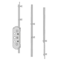 MACO GR RAIL Reach 185 Espag Rod 20mm - 800mm - GR4 - 206828