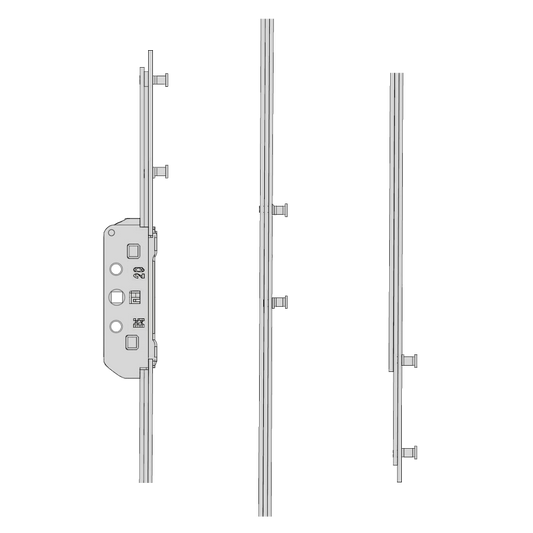 MACO GR RAIL Reach 185 Espag Rod 20mm - 1000mm - GR5 - 206829