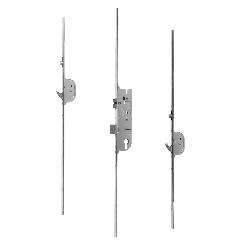 MACO Lever Operated Latch & Deadbolt Single Spindle - 2 Hook 2 Roller - 35/92
