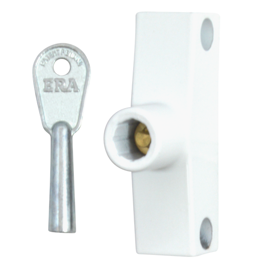 ERA 801 & 802 Automatic Window Snap Lock - WH Std Key 1 Lock + 1 Key Bagged