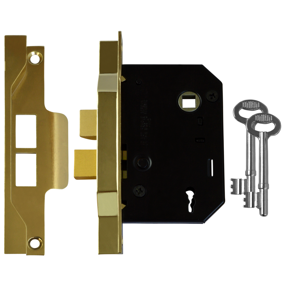 UNION 2242 2 Lever Sashlock - 75mm EB KD Bagged