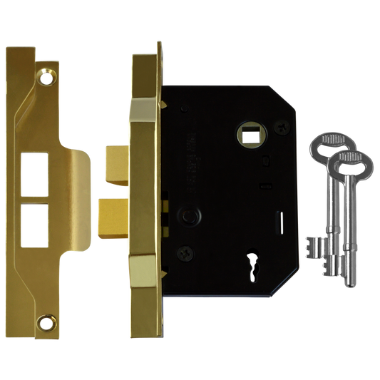 UNION 2242 2 Lever Sashlock - 75mm EB KD Bagged