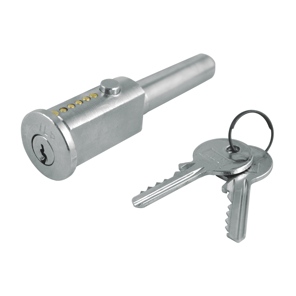 ILS FDM007-1 Round Face Bullet Lock 91mm x 25mm x 42mm - FDM.007-1 Keyed To Differ