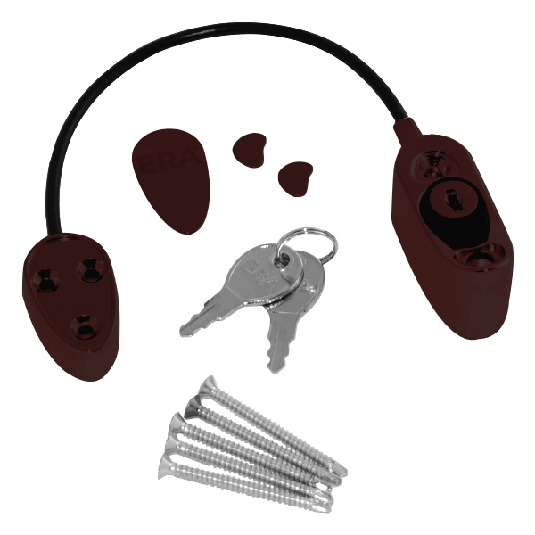 ERA Safety Locking Restrictor - Brown