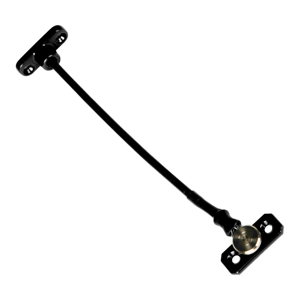 JACKLOC Perma Permanent Swivel/Stud Window Restrictor - Black