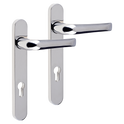 MILA Supa 92 Lever/Lever - 240mm Backplate - Polished Stainless Steel