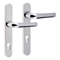 MILA Supa 92/62mm Lever/Lever - 240mm Backplate - Polished Stainless Steel