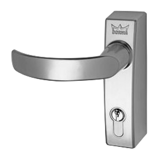 DORMAKABA PHT 01 Lever Operated Outside Access Device - Silver