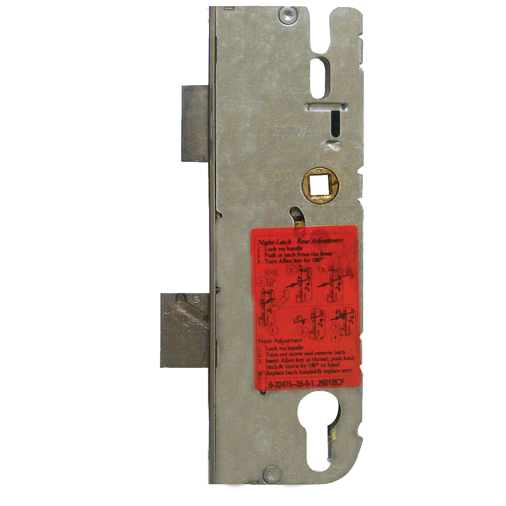 GU Lever Operated Latch & Deadbolt Gearbox with Split Spindle - 45/92