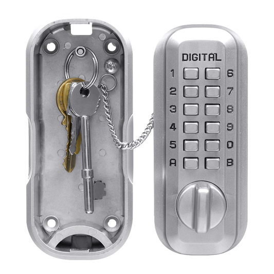 LOCKEY LKS500 Digital Key Safe - Satin Chrome