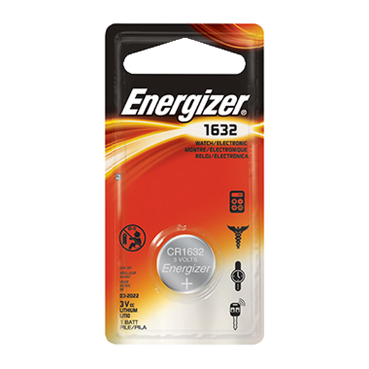 ENERGIZER CR1632 3V Lithium Coin Cell Battery - CR1632
