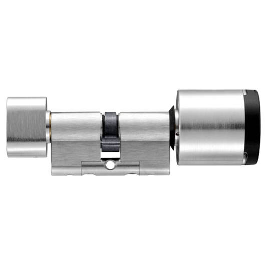 EVVA AirKey Battery Operated Proximity & Turn Euro Cylinder - 72mm 36 - T36 Nickel Plated