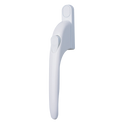 SECURISTYLE Virage In Line Espag Handle - 40mm - Non-Locking - White
