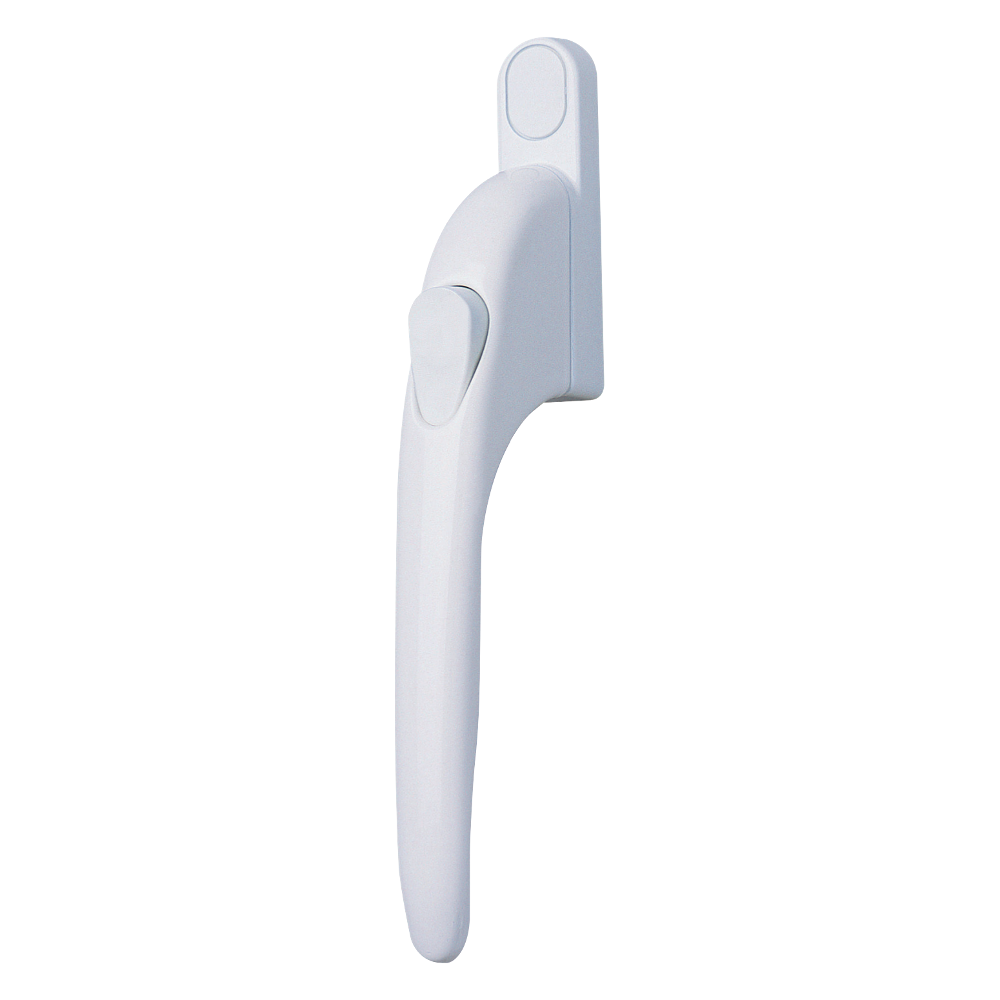 SECURISTYLE Virage In Line Espag Handle - 40mm - Non-Locking - White