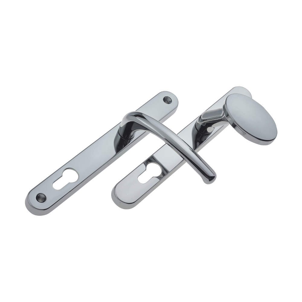 FAB & FIX Balmoral 92PZ Lever/Pad UPVC Furniture - Polished Chrome