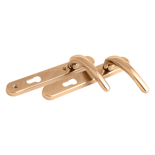 FAB & FIX Windsor 92 Lever/Lever UPVC Furniture - Gold