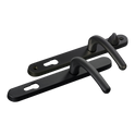 FAB & FIX Balmoral 92/62 Lever/Lever Snib UPVC Furniture - Black