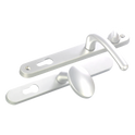 FAB & FIX Balmoral 92/62 Lever/Pad Snib UPVC Furniture - White