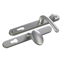FAB & FIX Balmoral 92/62 Lever/Pad Snib UPVC Furniture - Polished Chrome