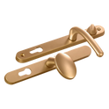 FAB & FIX Balmoral 92/62 Lever/Pad Snib UPVC Furniture - Gold