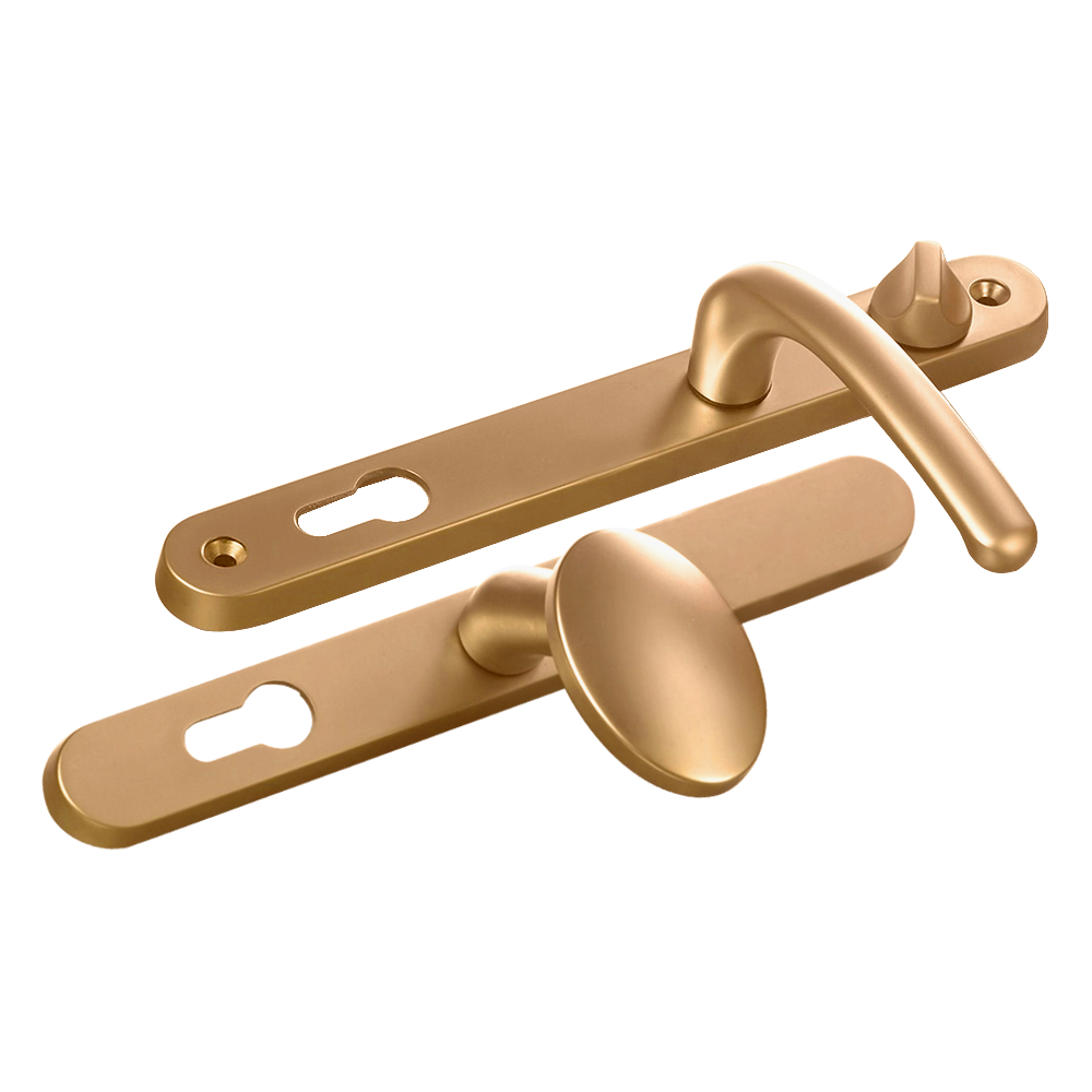 FAB & FIX Balmoral 92/62 Lever/Pad Snib UPVC Furniture - Gold