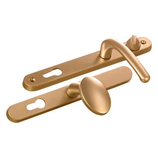 FAB & FIX Balmoral 92/62 Lever/Pad Snib UPVC Furniture - Gold