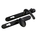 FAB & FIX Balmoral 92/62 Lever/Pad Snib UPVC Furniture - Black