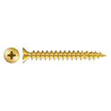RAPIERSTAR Sharp Point Wood Screw - Countersunk - 3.5mm x 25mm - YP (Qty 200)