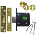 LEGGE New Style N5641 & N5761 5 Lever Deadlock - 76mm PB KD Boxed