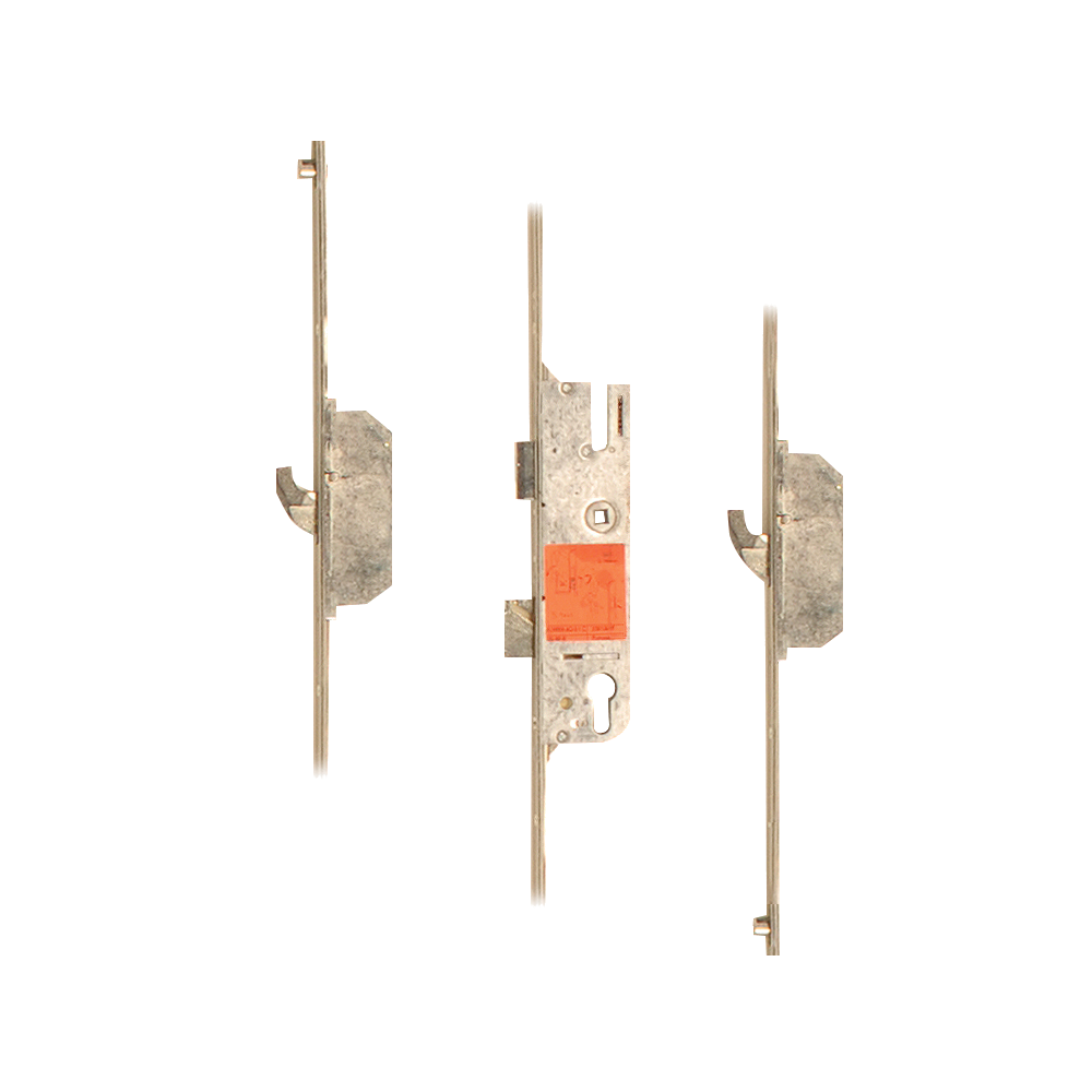 GU Lever Operated Latch & Deadbolt - 2 Short Hook 2 Outboard Roller - 35/92