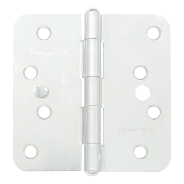 GRIDLOCK Fixed Pin Wide Butt Hinges - Radius - WH