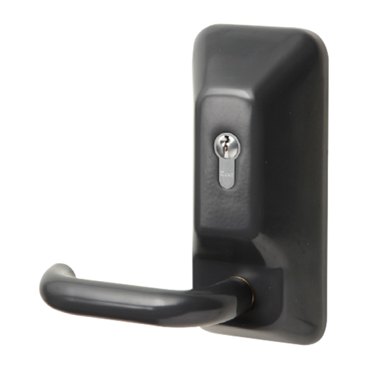 EXIDOR 710EC Lever Operated Outside Access Device - Black