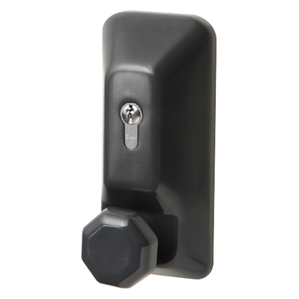 EXIDOR 709EC Knob Operated Outside Access Device - Black