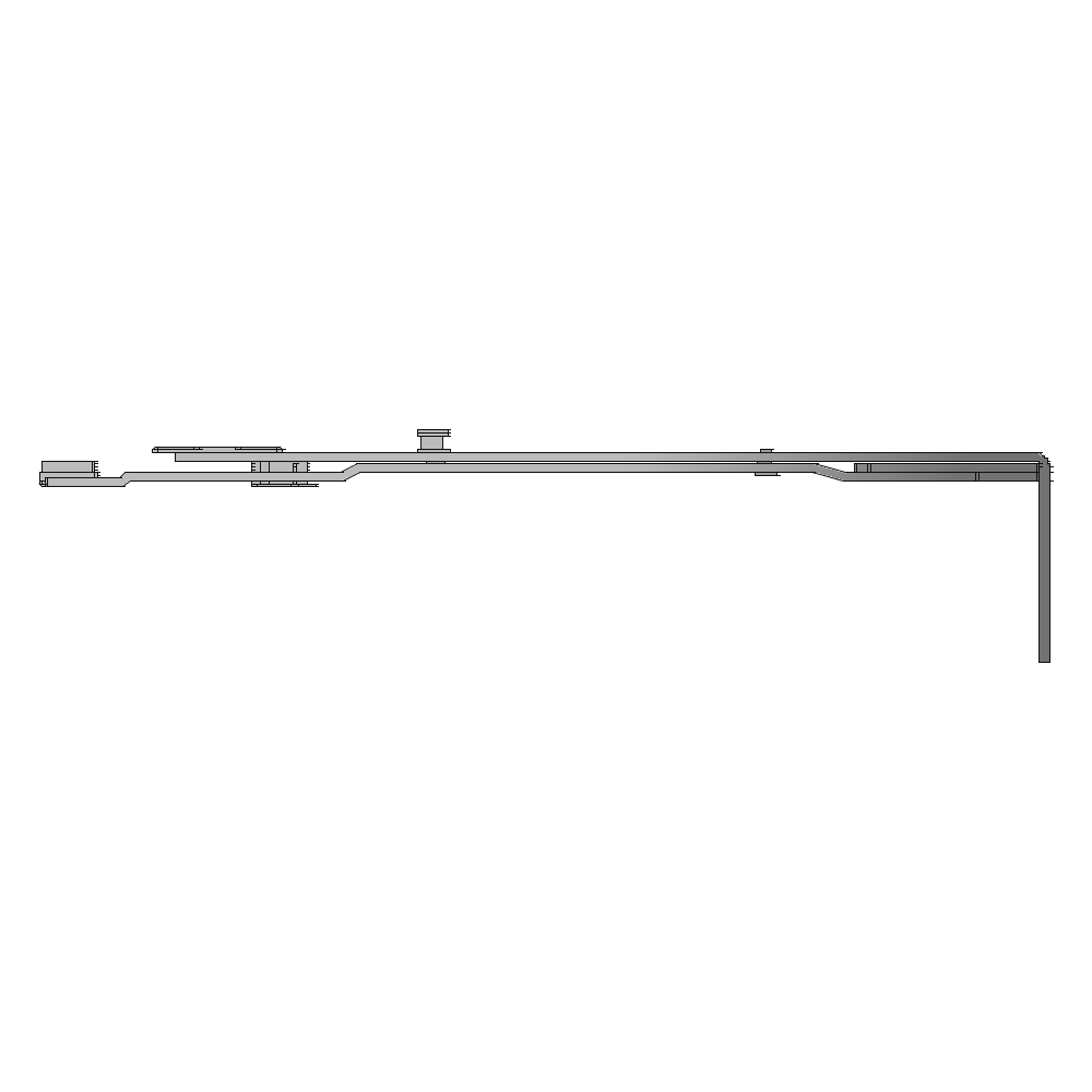 MACO PAS 24 Inline Shootbolt - 300mm PAS 24 Inline Shootbolt With Cam - (211832)