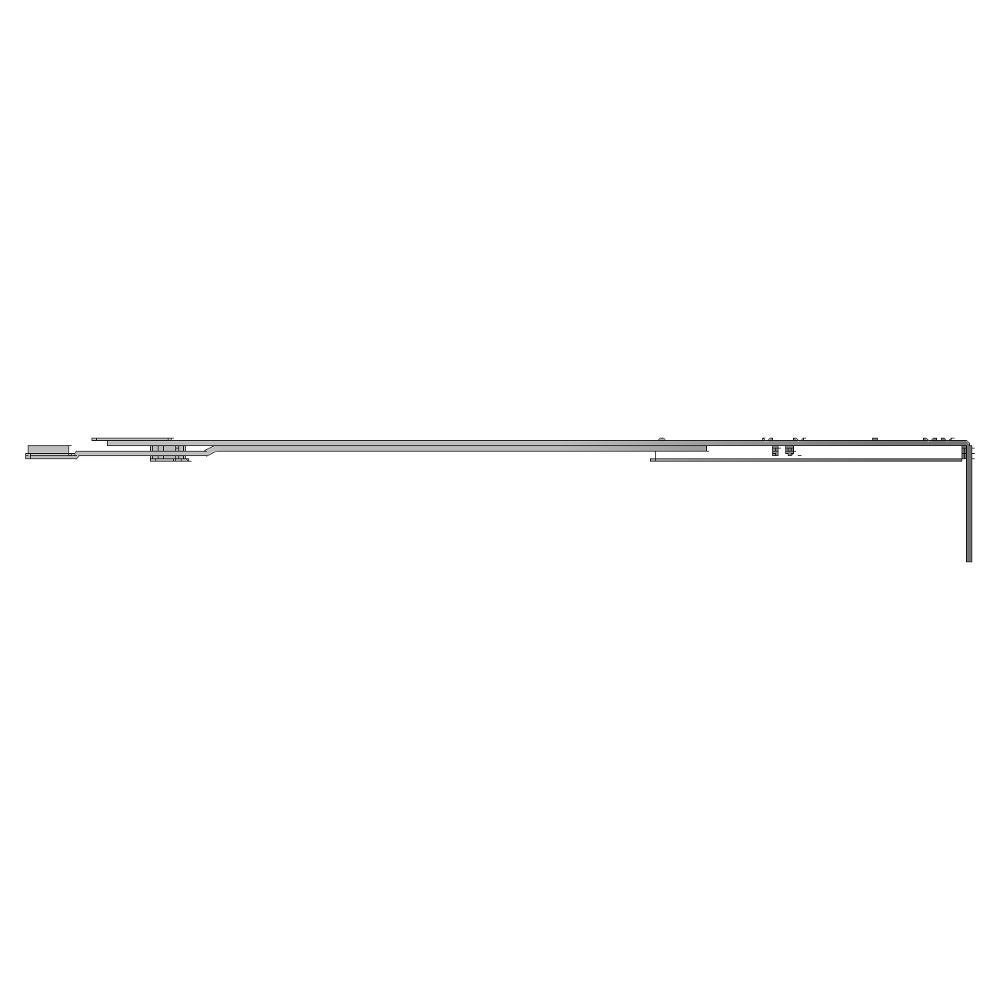 MACO PAS 24 Reverse Action Shootbolt - 500mm PAS 24 Reverse Action Shootbolt - (211836)