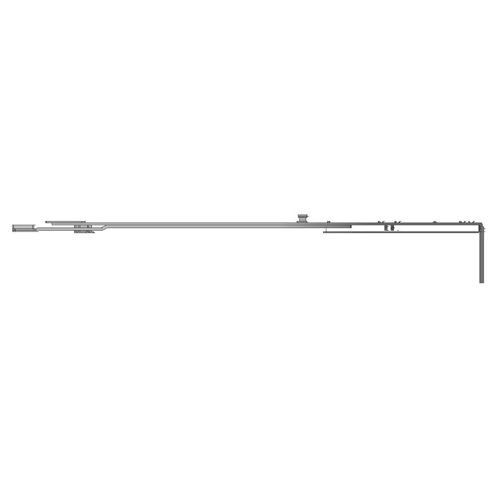 MACO PAS 24 Reverse Action Shootbolt - 500mmWith Cam - (211837)