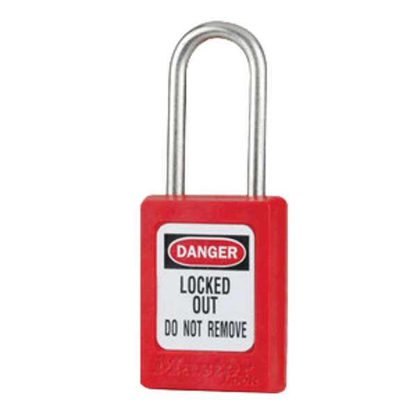 MASTER LOCK S31 Zenex Thermoplastic Safety Lock-Out Padlock - Red - KA (To Code 12F001)