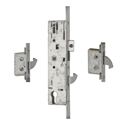 YALE YS170 Lever Operated Latch & Hookbolt Split Spindle 20mm Flat - 2 Hook - 35/92 (YS170-3HDS35)