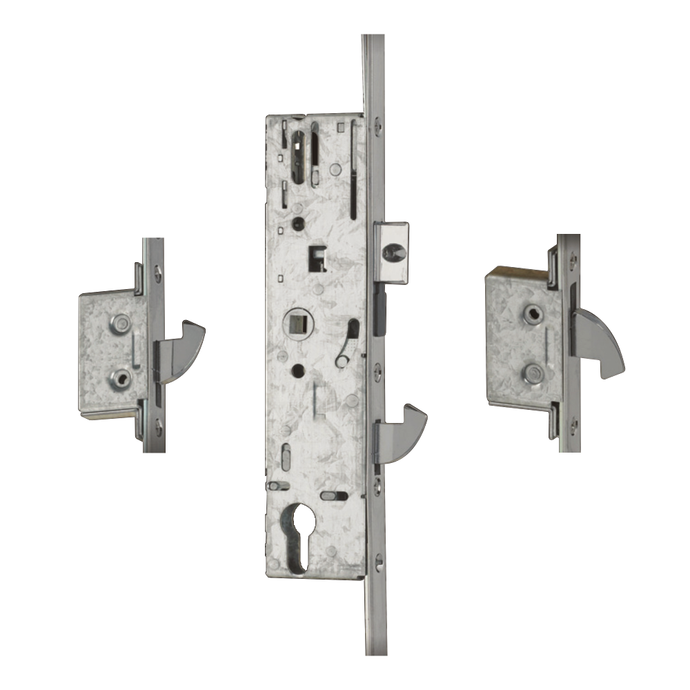 YALE YS170 Lever Operated Latch & Hookbolt Split Spindle 20mm Radius To Suit IG Doors - 2 Hook  - 45/92 To Suit IG Doors (YS1