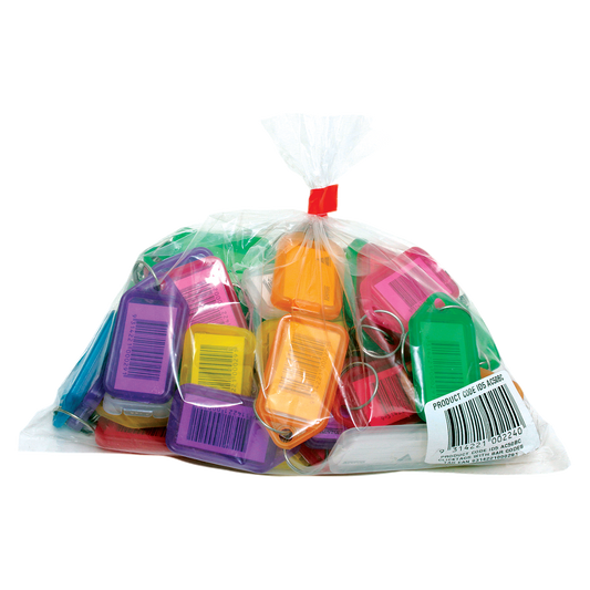KEVRON ID5 AC50 Tags Bag of 50 Assorted Colours - Assorted Colours x 50