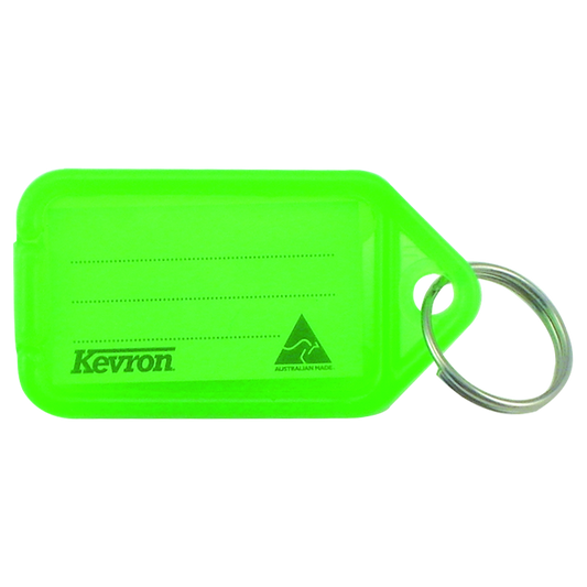 KEVRON ID38 Tags Bag of 50 Fluorescent - Fluorescent Green x 50