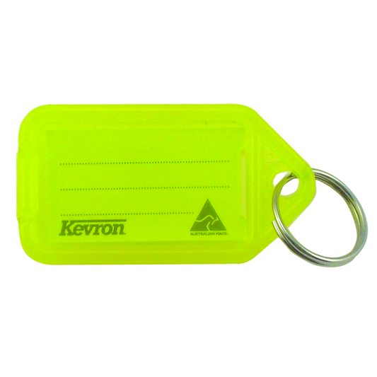 KEVRON ID38 Tags Bag of 50 Fluorescent - Fluorescent Yellow x 50